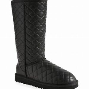 UGG Black Quilted diamond Boots